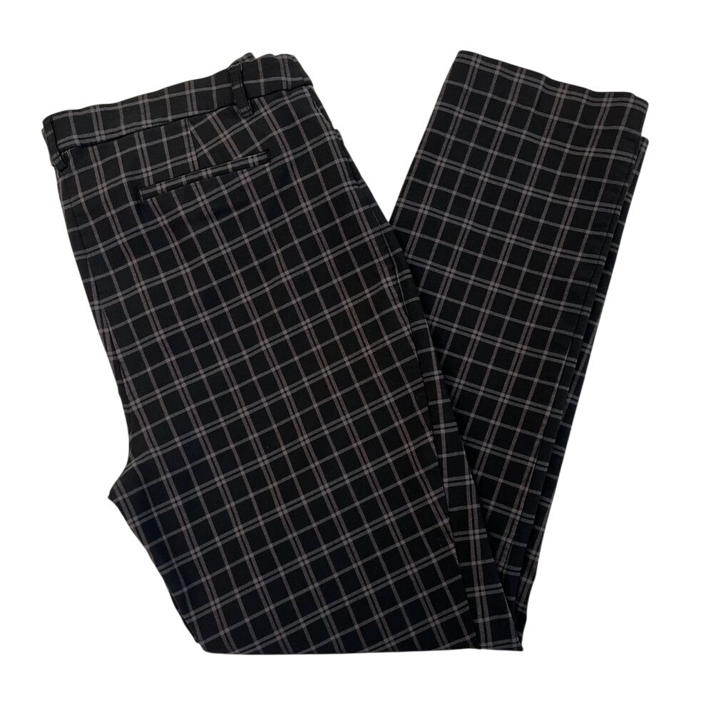 Hilary Radley Womens Black Plaid Pants, Hilary Radley Business Casual 232